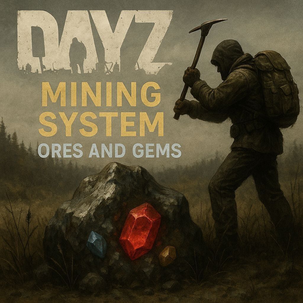 DayZ Mining System with Ores and Gems Workshop artwork